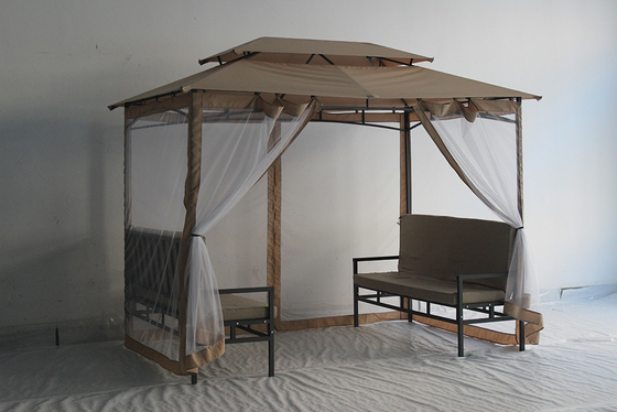 Tente de camping automatique en acier revêtu de PA Tentes extérieures résistantes aux UV