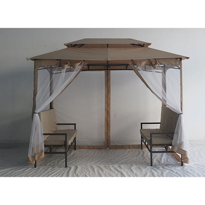 Tente de fête en aluminium pour jardin moderne en pergola extérieure, gazebo, patio étanche