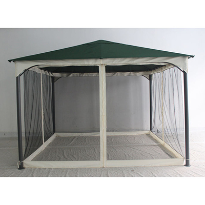 Gazebo pliable pour jardin extérieur pour cour PA revêtu de cadre de finition personnalisé