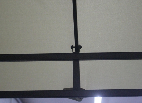 3x3x2.7M acier extérieur double gazebo pour patio canopy fête sanctuaire extérieur