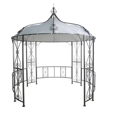 Matériau en tissu de polyester 3*2.9M Modèle à ouverture Spire Gazebo haute énergie pour jardin