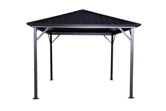 Gazebo en plaque de fer de 3*3*2,75m pour le pont de Pergolas