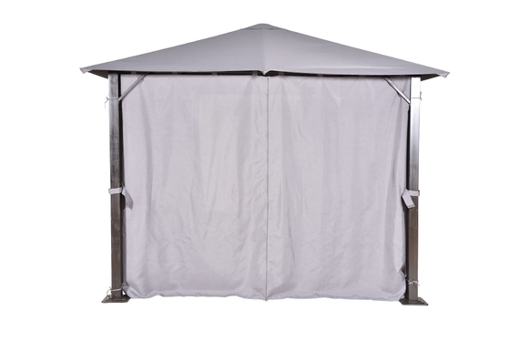 Gazebo extérieur en métal pour jardin peint à la main 3x3x2.57m