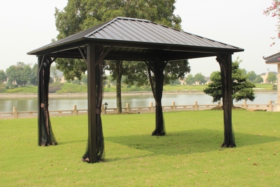 3x3,65x2,57m Galvanisée ligne de jardin en acier tube en aluminium Gazebo pour fournitures de jardin