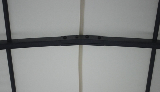 PVC 3x4x2.75M Fer courbé Pavillons extérieurs Arches Arbres Pergolas Pont pour jardin