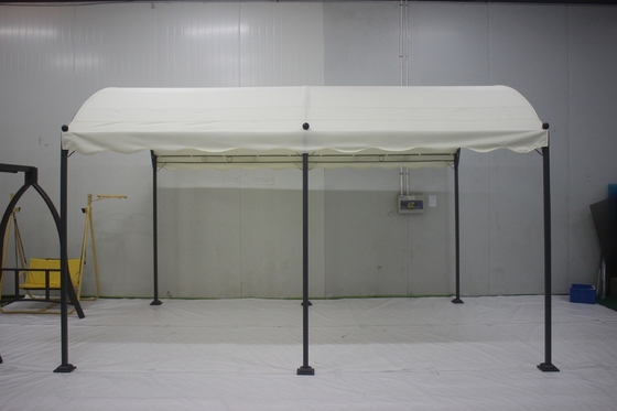 PVC 3x4x2.75M Fer courbé Pavillons extérieurs Arches Arbres Pergolas Pont pour jardin