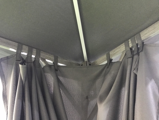 Tente de gazebo en aluminium avec parois latérales en polyester 3X3X2.57M pour une protection imperméable