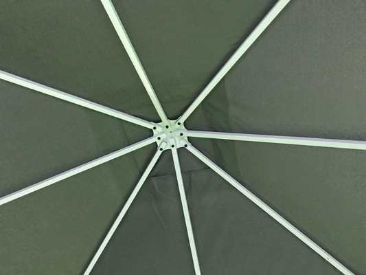 Tente de gazebo en aluminium avec parois latérales en polyester 3X3X2.57M pour une protection imperméable