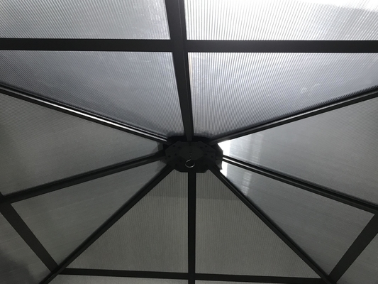 Résistant à l'eau Portable Alu. Tente de gazebo Tableau PC extérieur Gazebo Canopy Shelter 3X3X2.6M