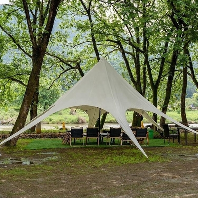 Tente d'étoile extérieure sur mesure revêtue de poudre pour l' ombre de la plage