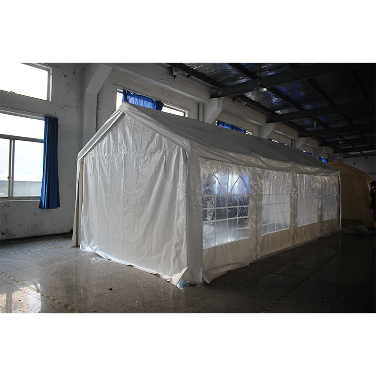 Installation facile à l' extérieur double treillis Carport Garage Canopy Tent Shelter pour le stockage