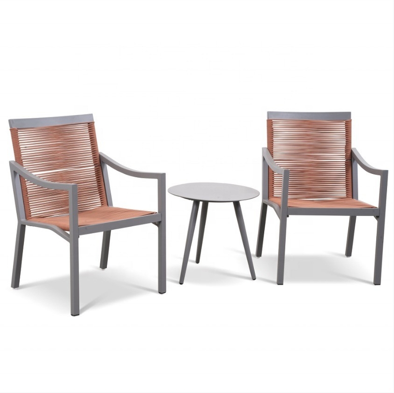 Meubles de jardin extérieur en aluminium Bistro canapé en rotin