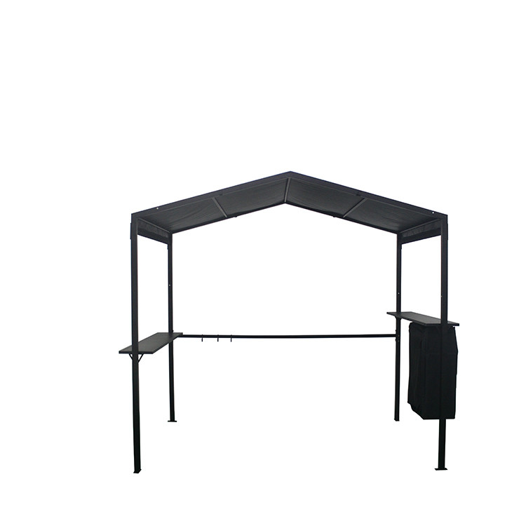 2.3*1.5*2.2M Toit en aluminium dur polyester extérieur Pavillon avec revêtement de voile en poudre