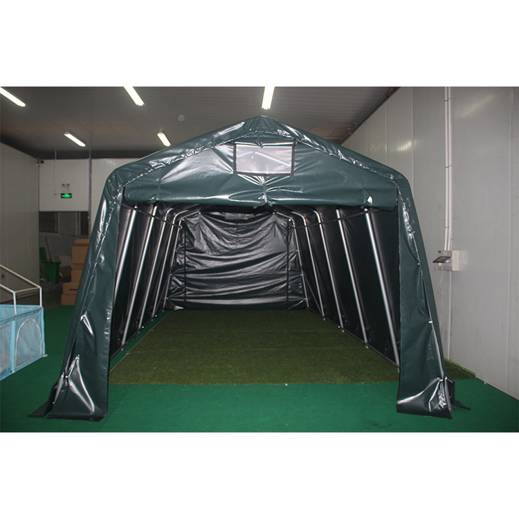 330*600*260cm PVC étanche à l'eau pliable Chambre de vélo abri couverture de stockage Tente Carport