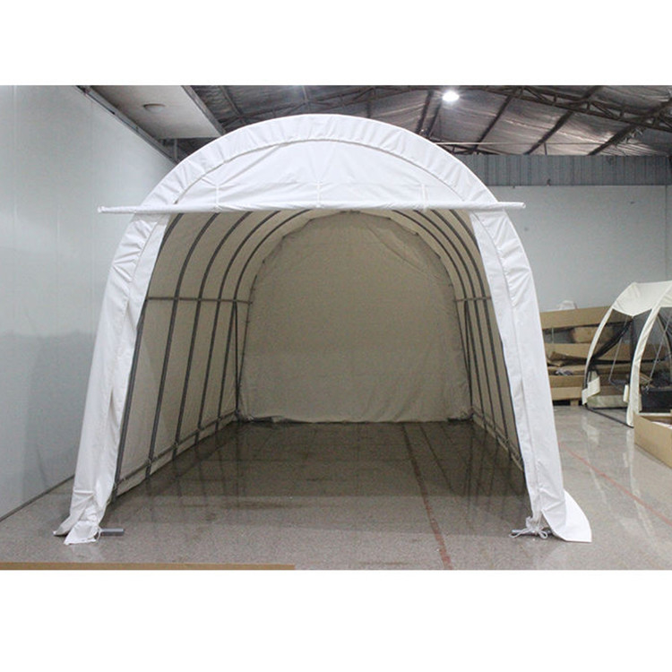Murs latéraux amovibles Portes lourdes Carport pour camping et arrière-cour 400*730*330cm