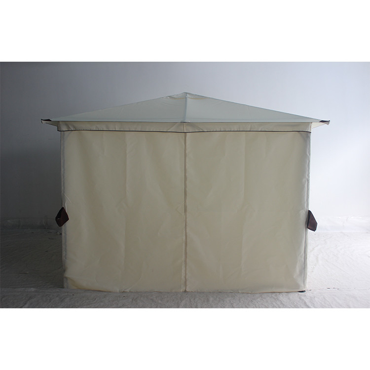 Cadre en acier et taille de l'emballage 209*33*14.5cm 3.3*3.3M Tente de gazebo pliable pour jardin