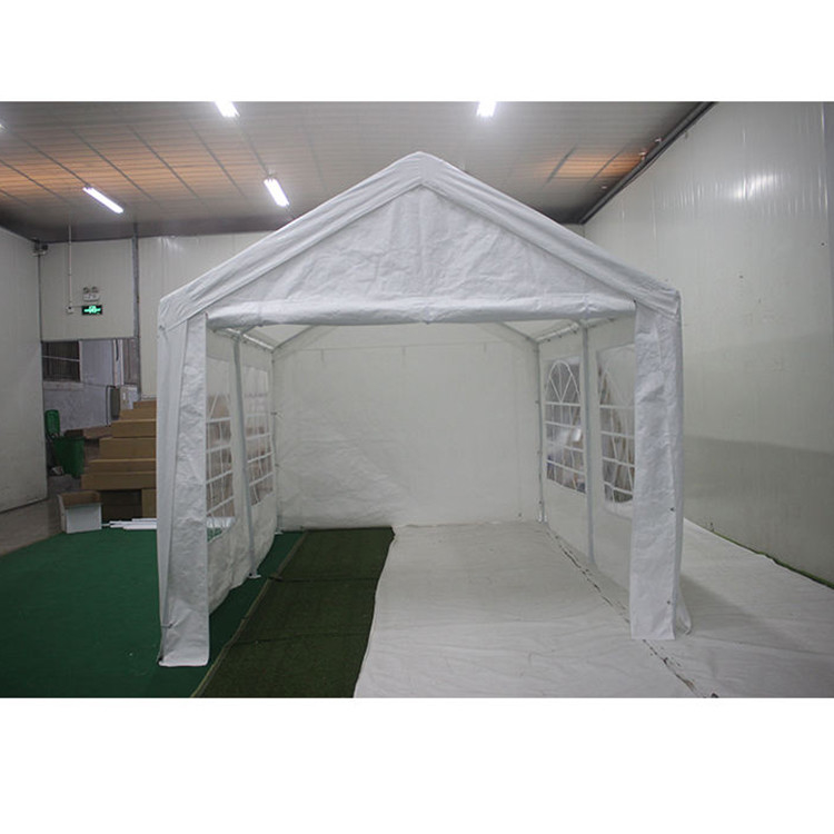 Partie extérieure PE Carport 3X6M avec couverture supérieure imperméable et résistant aux UV