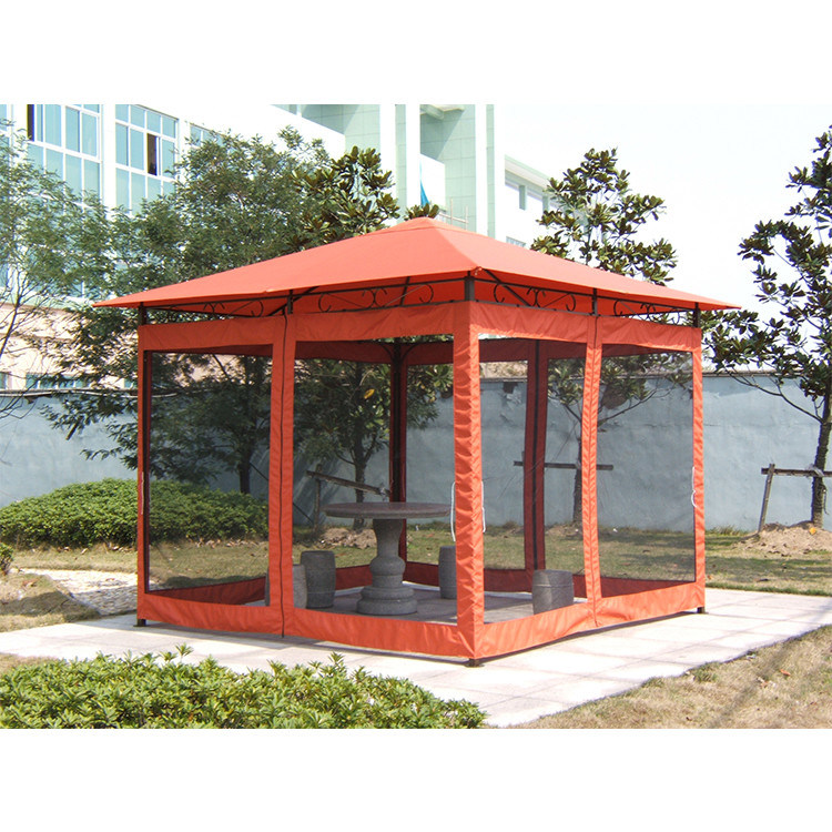 Arches Garden Pergola Tente en aluminium extérieure Pavillon avec toit solaire et cadre lourd