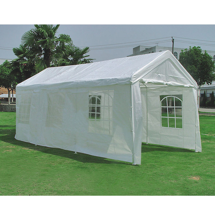 Garage de voiture pliable portable à cadre métallique robuste pour les garages et le stockage lourds