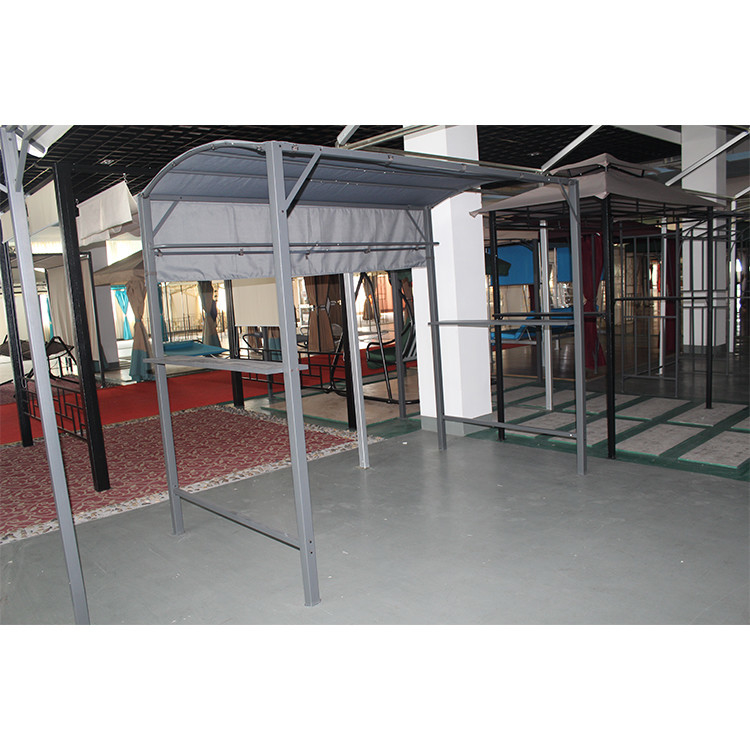 Pergola de pavillon de gazebo à cadre en acier avec 2.45*1.37*2.15M Taille et conception pliable