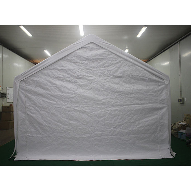 Carport Garage Canopy Shelter Tente avec parois latérales Poteaux galvanisés pour le stockage des véhicules