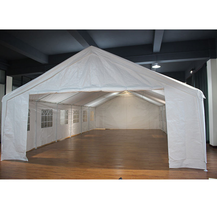 Chambres de rangement de voiture portable recouvertes de poudre de cadre métallique pour véhicules de camping-car