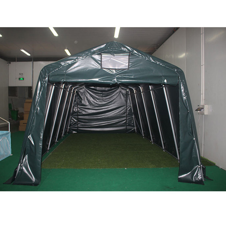 Galvanisée à chaud PVC imperméable à l' eau pliable Château de vélo abri couverture de stockage Tente Carport