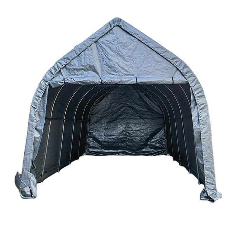 Finition du cadre galvanisé Garage de voiture pour une installation facile et une couverture partielle