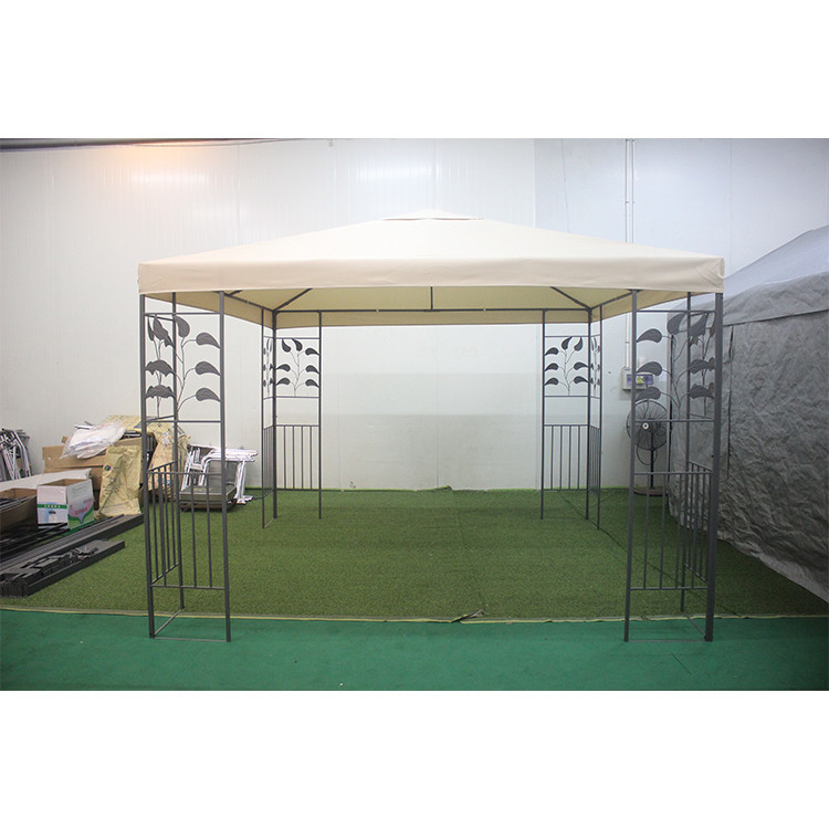 Park Leisure Double Top Gazebo 3*3m avec cadre en acier revêtu de PA et tissu en polyester