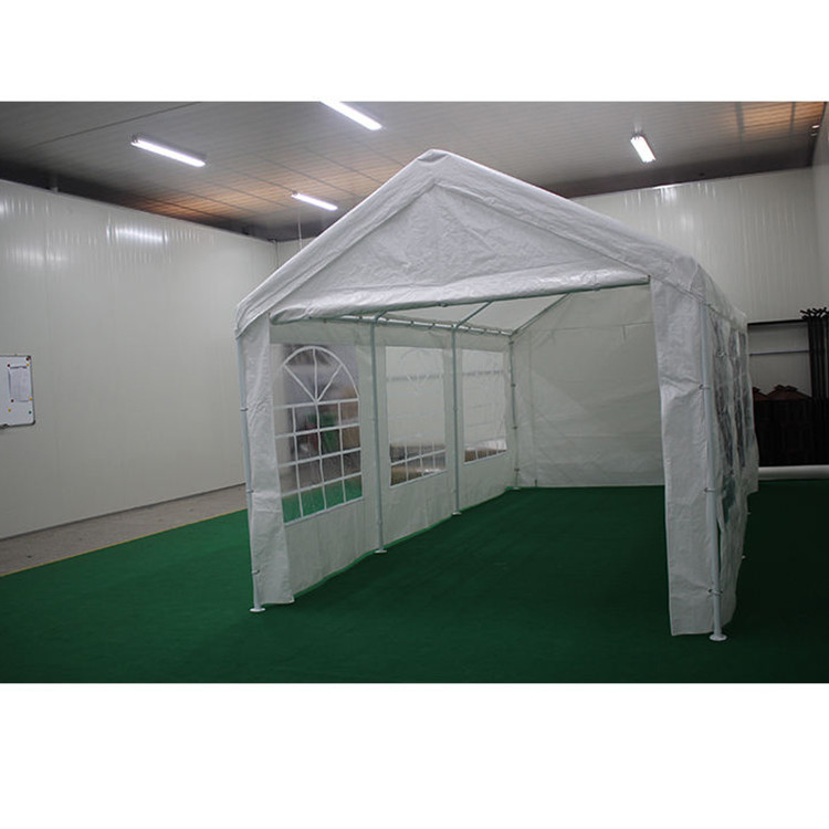 Carport extérieur 3X6M Cabane de jardin avec porte et fenêtre bois traité par pression naturelle