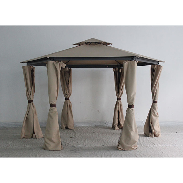 2*2*2.8M Pavillon revêtu en PVC avec rideau et moustiquaire des meilleurs fabricants de pavillons