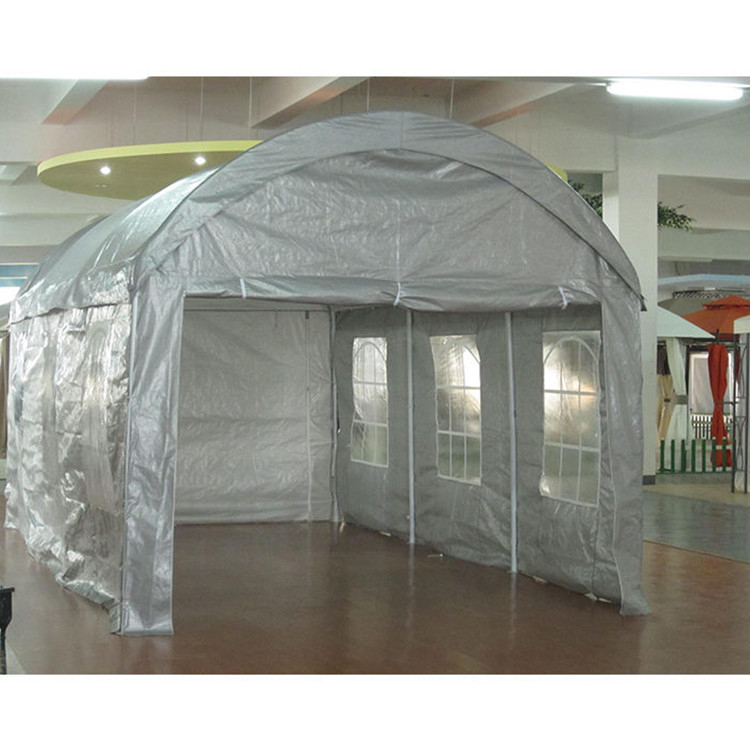 Carport de stockage à grande capacité imperméable à l'eau et à large espace pour le stationnement