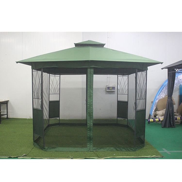 Tente de jardin extérieure de barbecue Tente de remplacement de canopée pour fabrication imperméable Gazebo en acier