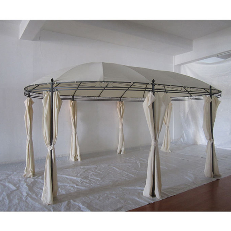 Marquise de mariage Pergolas haut de l'arche avec une verrière en aluminium en extérieur revêtue de PA