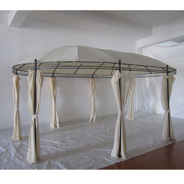 Gazebo en acier solide 3,5*5,3M pour le pack d'extérieur Taille 204*38,5*22,5cm Design élégant