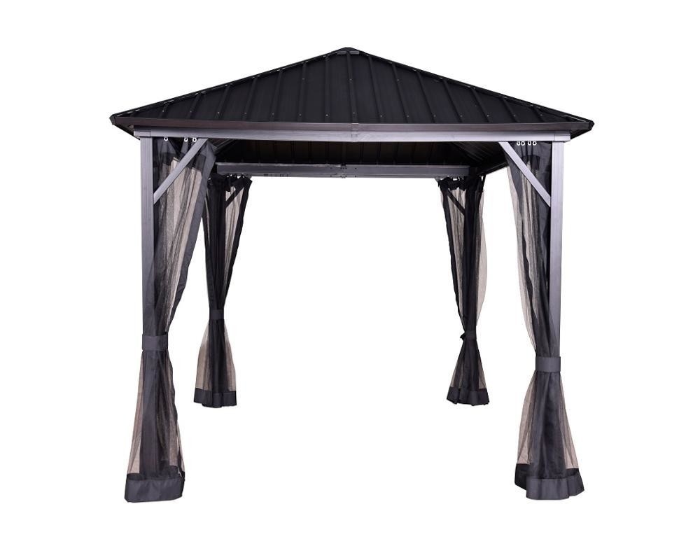 Gazebo en plaque de fer de 3*3*2,75m pour le pont de Pergolas