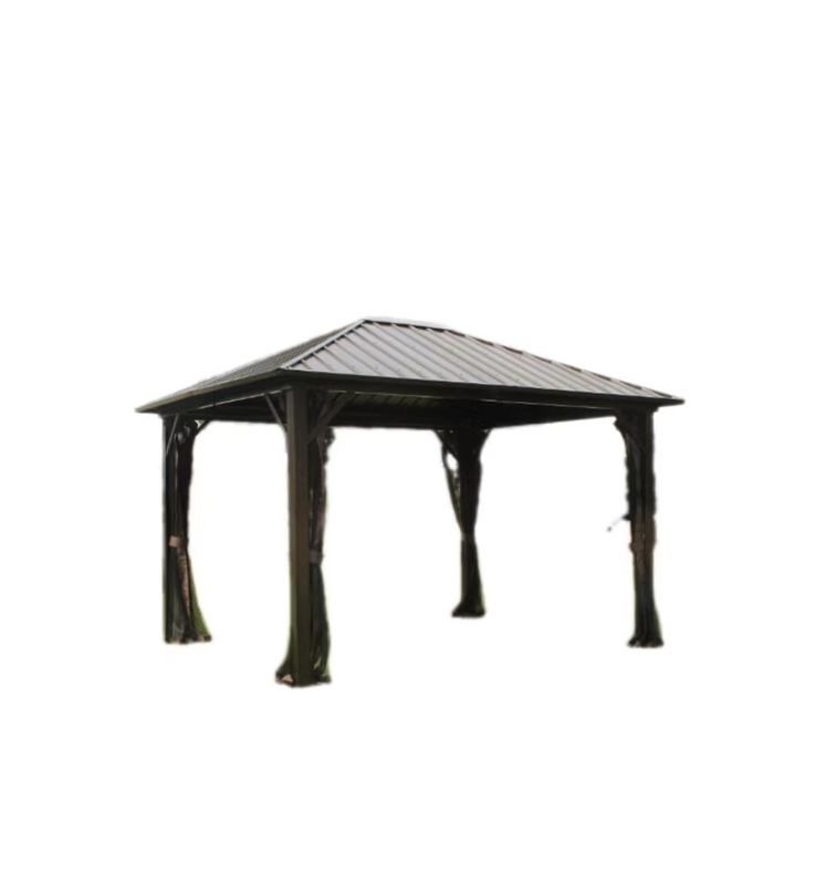3x3,65x2,57m Galvanisée ligne de jardin en acier tube en aluminium Gazebo pour fournitures de jardin